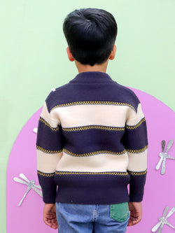 Boys Striped Knit Sweaters