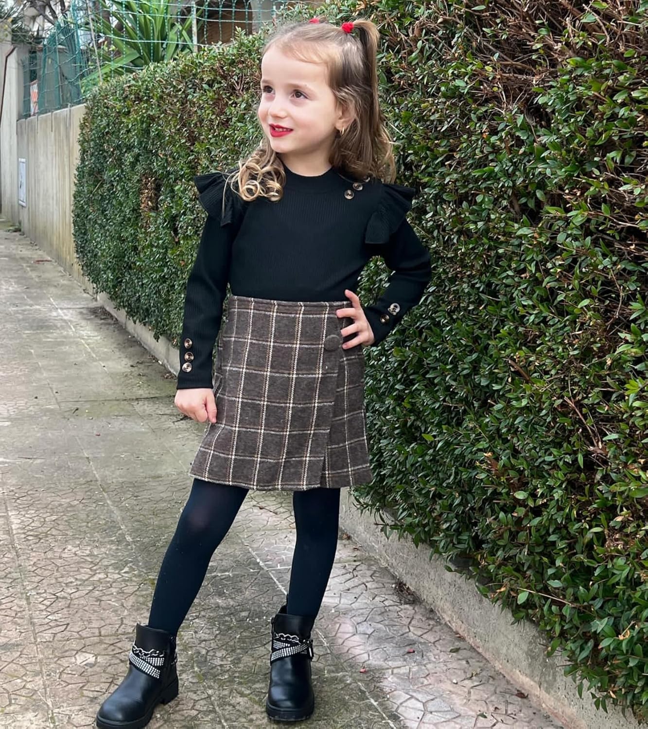 Girls Chocolate Comfy Set