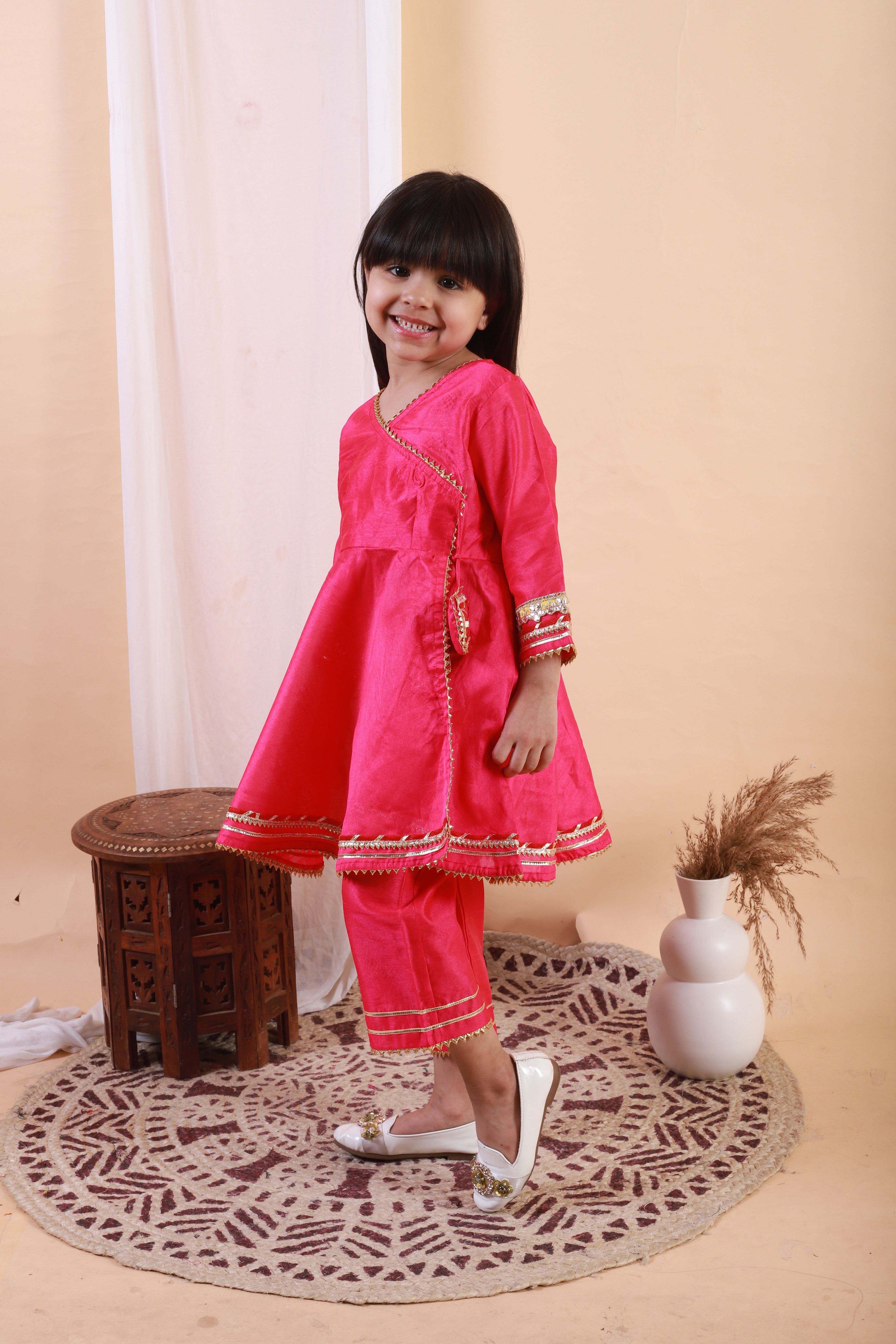 Ethnic Pink Anarkali Suit