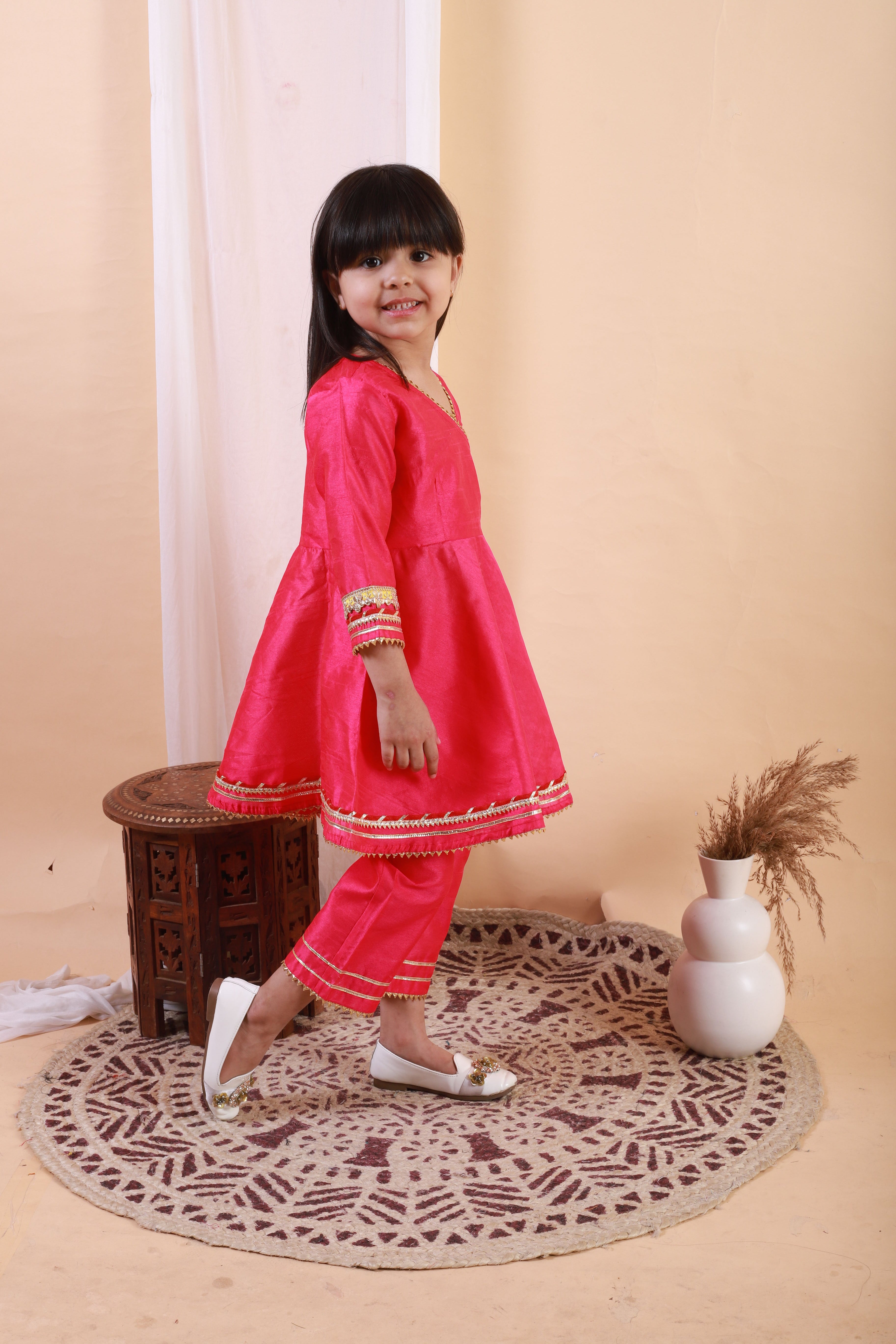 Ethnic Pink Anarkali Suit