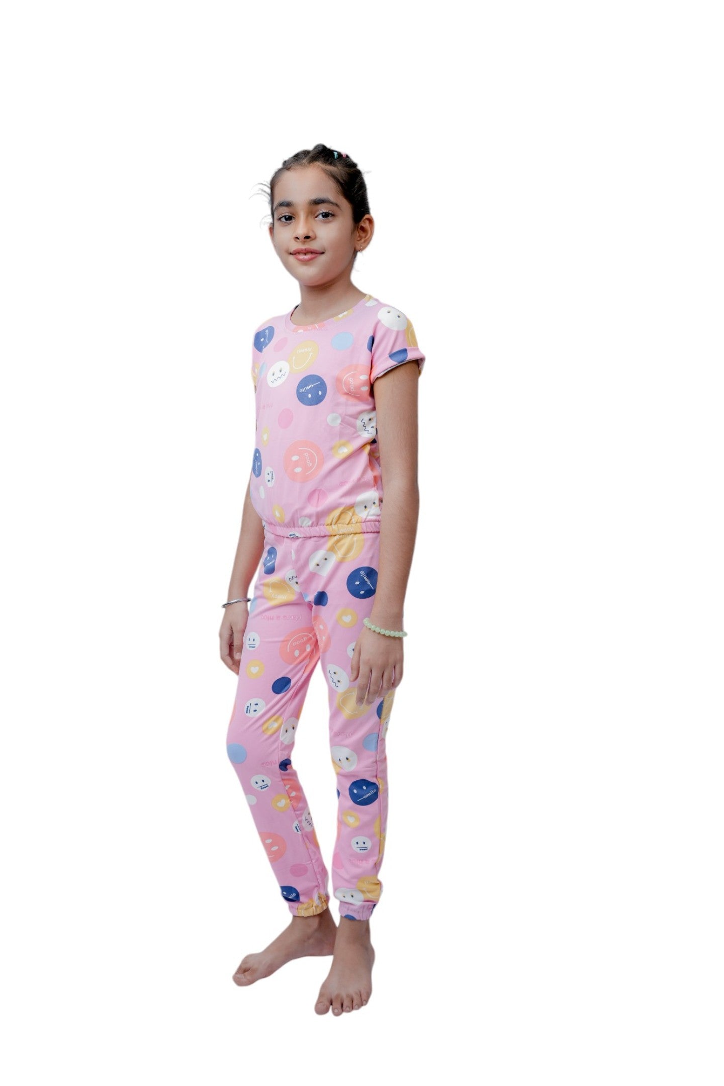 Girls Smiley Sleepwear