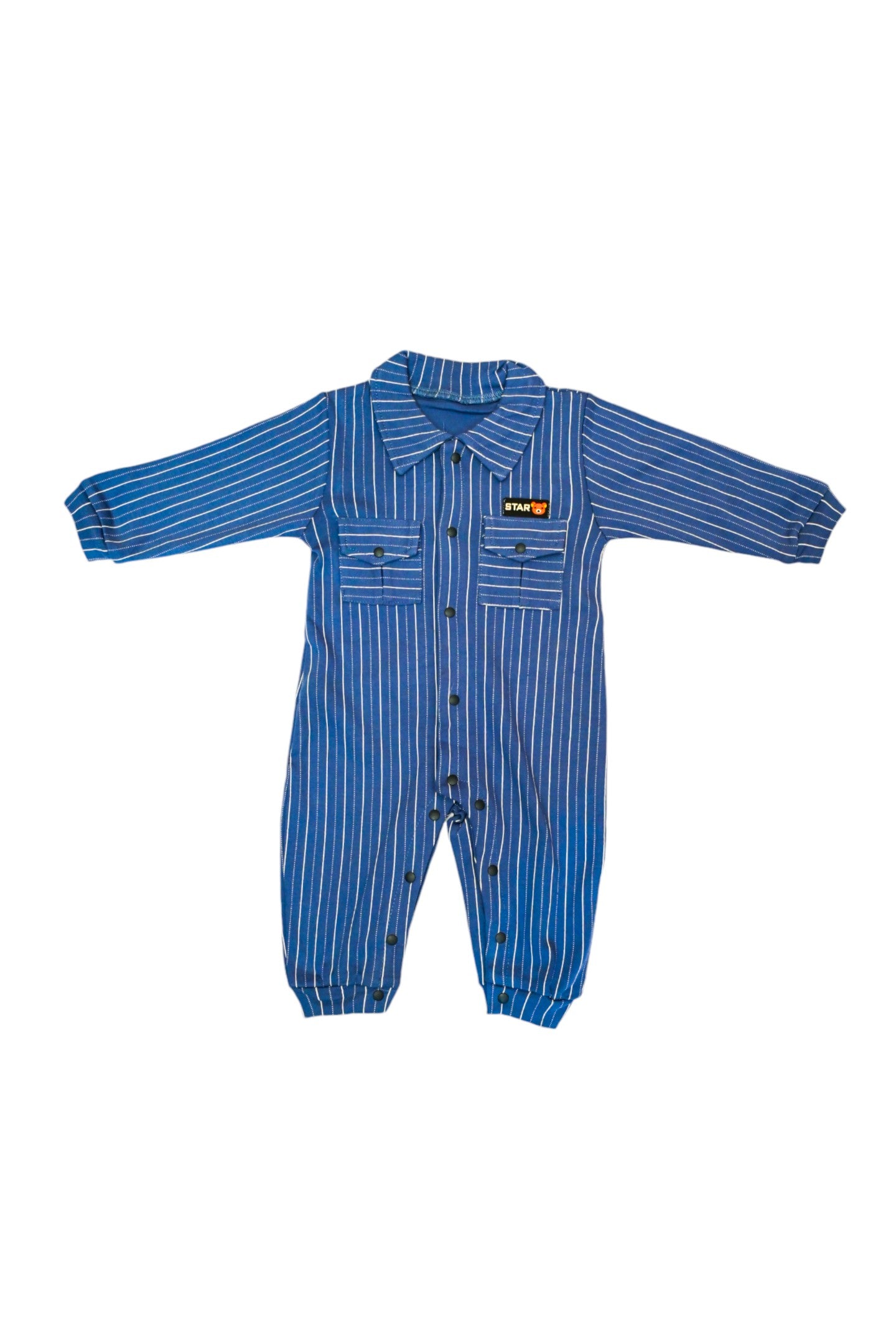 Toddlers Navy Adventure Jump Suit