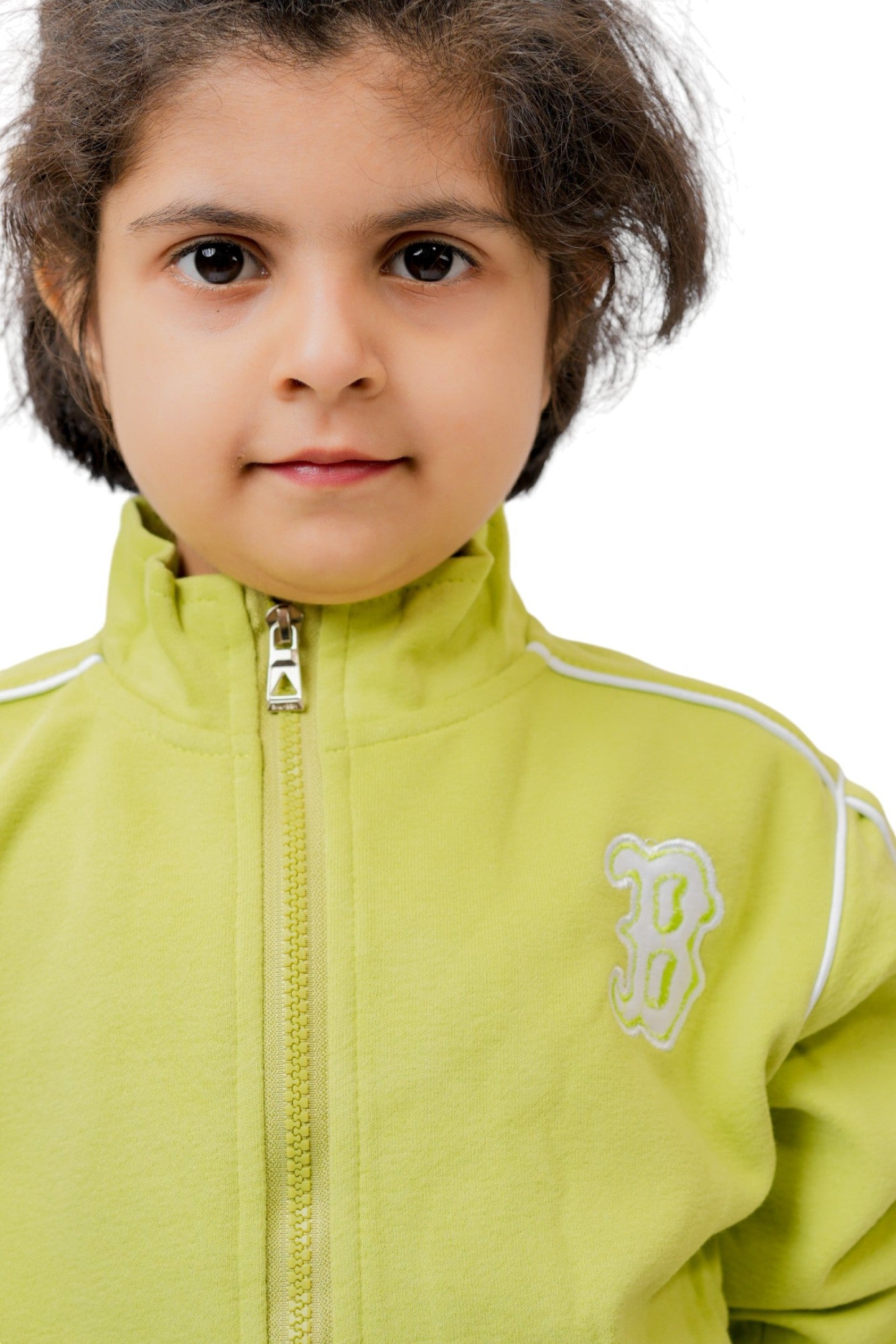 Unisex Zippered Olive Playsuit Set